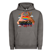 Pigment Tornado equality hurts no one lgbtq hands Urban Hoodie - LillyAllenDesigns