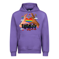 Tulip equality hurts no one lgbtq hands Urban Hoodie - LillyAllenDesigns