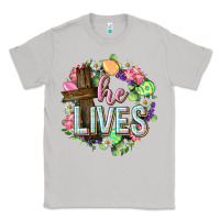 Moon Dust He lives Easter with flowers Classic Tee - Neo Western