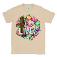 Mushroom He lives Easter with flowers Classic Tee - Neo Western
