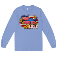 Colony Blue Land that we love 4th of july Long Sleeve Tee - CowGirlArtShop