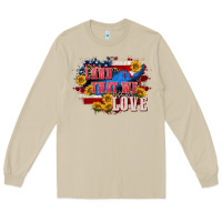 Mushroom Land that we love 4th of july Long Sleeve Tee - CowGirlArtShop