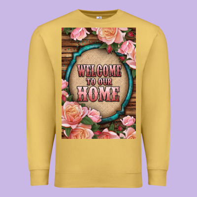 Western Welcome To Our Home Premium Sweatshirt Designed By Lillyallendesigns