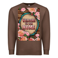 Chestnut Western Welcome To Our Home Premium Sweatshirt - LillyAllenDesigns