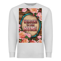 Dove Grey Western Welcome To Our Home Premium Sweatshirt - LillyAllenDesigns