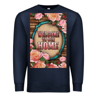 Navy Western Welcome To Our Home Premium Sweatshirt - LillyAllenDesigns