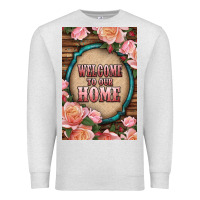 Oatmeal Heather Western Welcome To Our Home Premium Sweatshirt - LillyAllenDesigns
