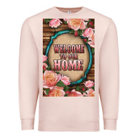 Pale Pink Western Welcome To Our Home Premium Sweatshirt - LillyAllenDesigns