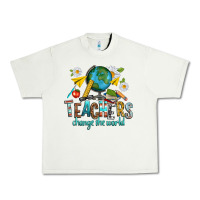 Pistachio teachers change the world Urban Heavy Tee - texasbilliewilder