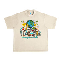 Sandshell teachers change the world Urban Heavy Tee - texasbilliewilder