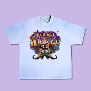 Lets Get Wıcked Urban Heavy Tee Designed By Barkaloodesign
