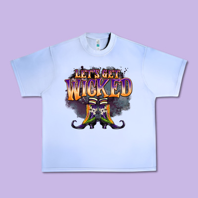Lets Get Wıcked Urban Heavy Tee Designed By Barkaloodesign