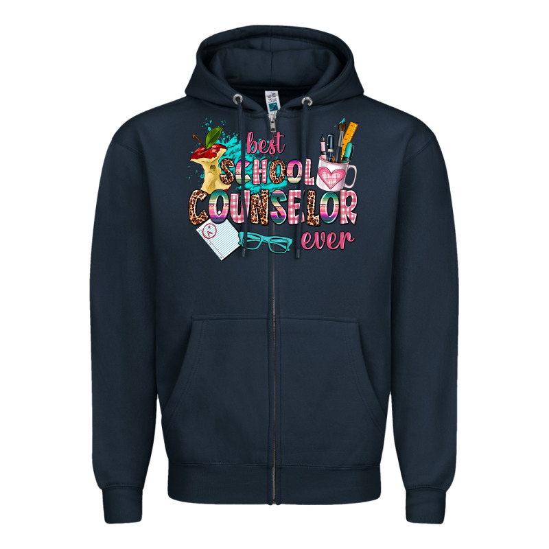 Best School Counselor Ever Zipper Hoodie by AdoDesignShop | Teevron