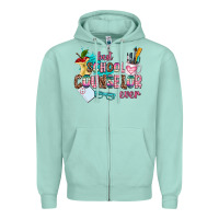 Seafoam best school counselor ever Zipper Hoodie - AdoDesignShop