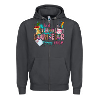 Smoke best school counselor ever Zipper Hoodie - AdoDesignShop