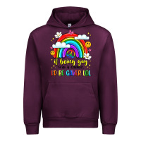 Mauve Wine if being gay was a choice i'd be gayer lol Urban Hoodie - LillyAllenDesigns
