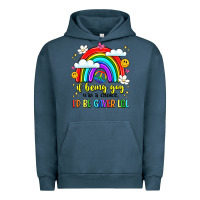 Pigment Midnight Navy if being gay was a choice i'd be gayer lol Urban Hoodie - LillyAllenDesigns