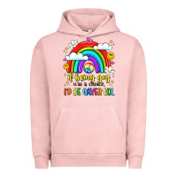 Pigment Salmon if being gay was a choice i'd be gayer lol Urban Hoodie - LillyAllenDesigns