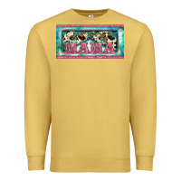 Antique Gold western mama     license plate Premium Sweatshirt - BarkalooDesign