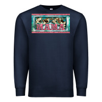 Navy western mama     license plate Premium Sweatshirt - BarkalooDesign
