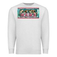 Oatmeal Heather western mama     license plate Premium Sweatshirt - BarkalooDesign