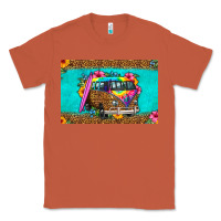 Copper hippie van floral skinny metal can holder Classic Tee - HRA Design Shop
