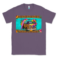 Lavender hippie van floral skinny metal can holder Classic Tee - HRA Design Shop