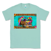 Seafoam hippie van floral skinny metal can holder Classic Tee - HRA Design Shop