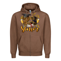 Chestnut 23 senıor wıth champagne Zipper Hoodie - AdoDesignShop