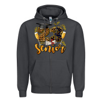 Smoke 23 senıor wıth champagne Zipper Hoodie - AdoDesignShop