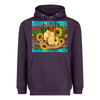 Plum western chicks coop animals sunflowers cactus serape leopard turquoise Heavyweight Hoodie - Artiststas
