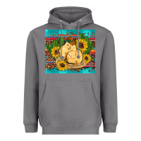 Storm western chicks coop animals sunflowers cactus serape leopard turquoise Heavyweight Hoodie - Artiststas