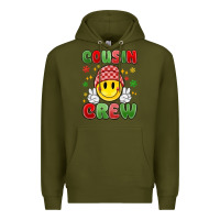 Army Green cousin crew Premium Hoodie - MaliasSmallBusiness