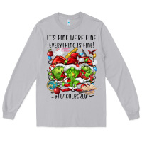 Moon Dust it's fine we're fine everythıng is fine! Long Sleeve Tee - FaDigitalArtStudio