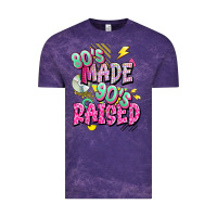 Cloud Purple 80s made 90s raised Vintage Tee - texasbilliewilder