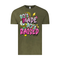 Vintage Olive 80s made 90s raised Vintage Tee - texasbilliewilder