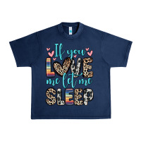 Navy if you love me let me sleep Urban Heavy Tee - Zillion Design Studio