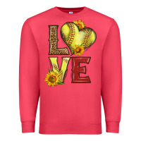 Cardinal western love softball Premium Sweatshirt - LillyAllenDesigns