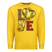 Lemon western love softball Premium Sweatshirt - LillyAllenDesigns