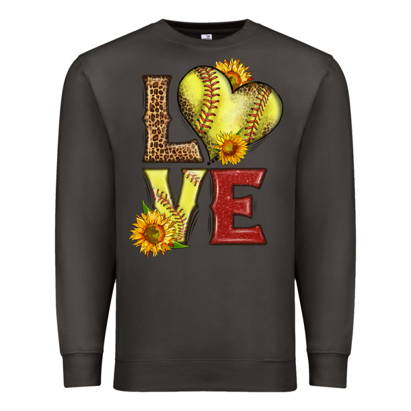 Western Love Softball Premium Sweatshirt by LillyAllenDesigns | Teevron