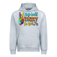 Heather Grey hate looks tacky on you Urban Hoodie - LillyAllenDesigns