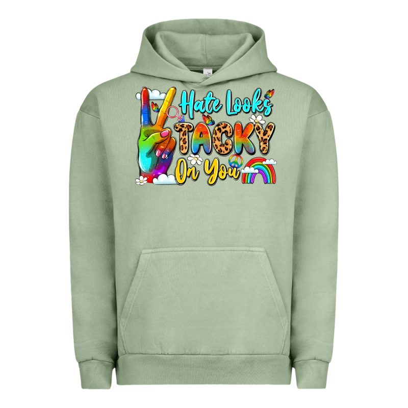 Hate Looks Tacky On You Urban Hoodie by LillyAllenDesigns | Teevron