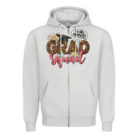 Dove Grey grad squad Zipper Hoodie - AdoDesignShop