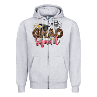 Heather Grey grad squad Zipper Hoodie - AdoDesignShop
