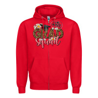 Red grad squad Zipper Hoodie - AdoDesignShop