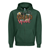 Sports Green grad squad Zipper Hoodie - AdoDesignShop