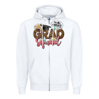 White grad squad Zipper Hoodie - AdoDesignShop