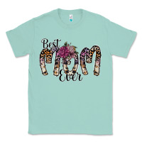 Seafoam best mom ever Classic Tee - SublimationCraftShop