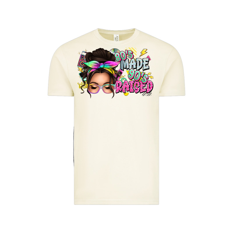 80s Made 90s Raised Messy Bun Vintage Tee by texasbilliewilder | Teevron