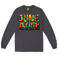Smoke juneteenth free ish since 1865 Long Sleeve Tee - HRA Design Shop